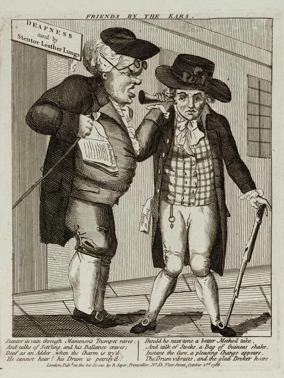 Amigos pelas orelhas, 1786 de English School