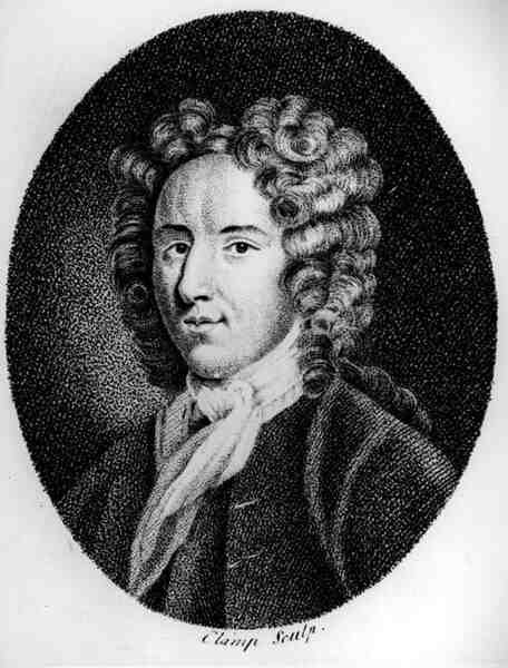 George Farquhar (1678-1707), gravado por Claimp de English School