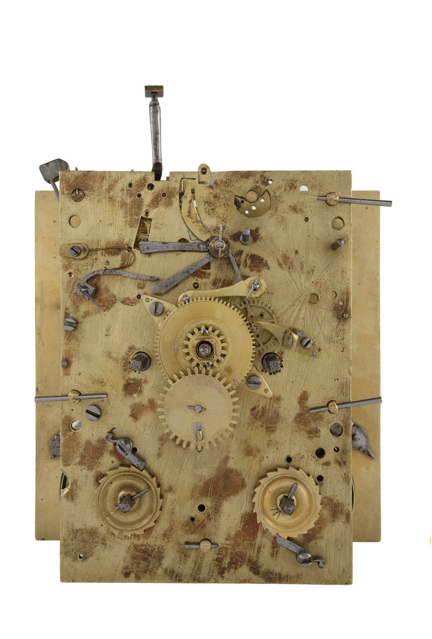Placa dianteira de Gretton, c.1680 (metal) de English School