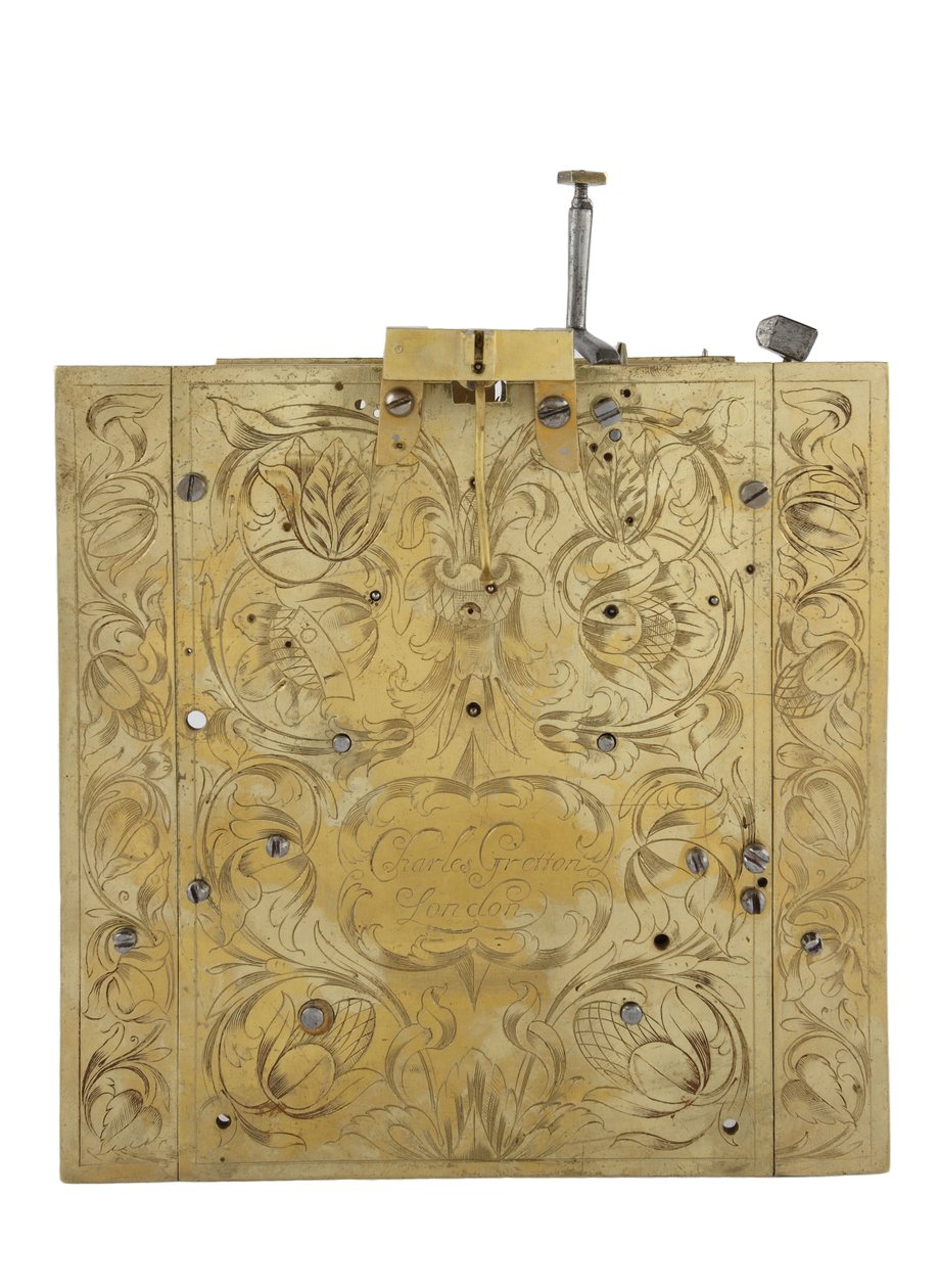 Placa traseira de Gretton, c.1680 (metal) de English School