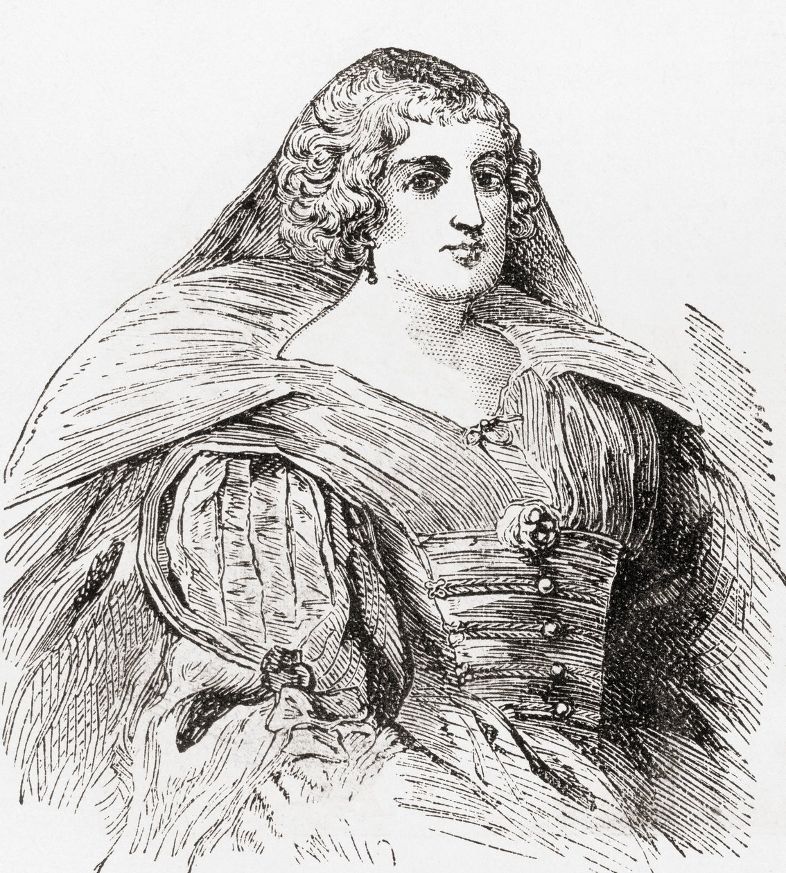 Marie de Medici, da Ward and Locks História Ilustrada do Mundo, publicada em 1888. de English School