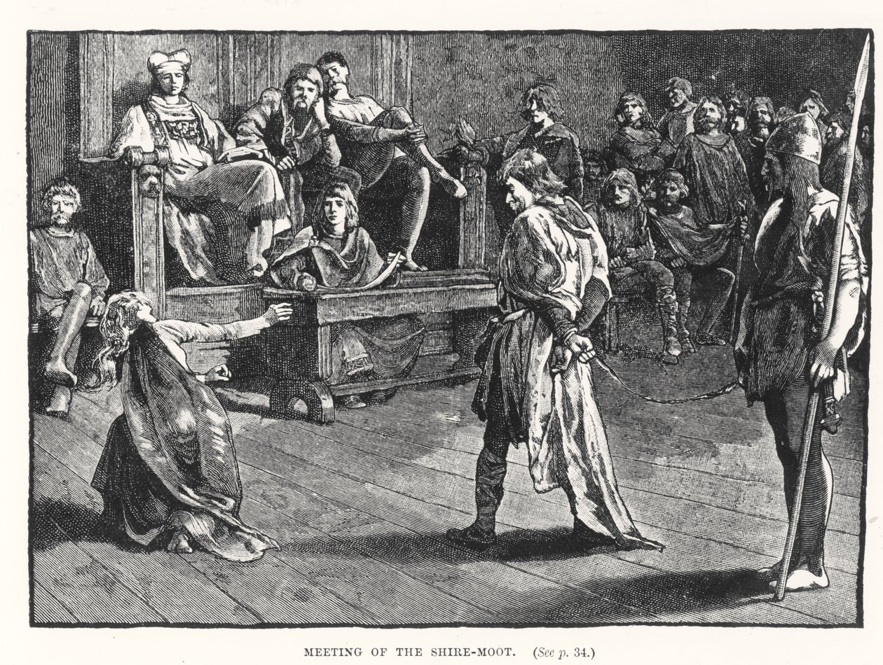 Reunião do Shire-Moot, c.835 de English School