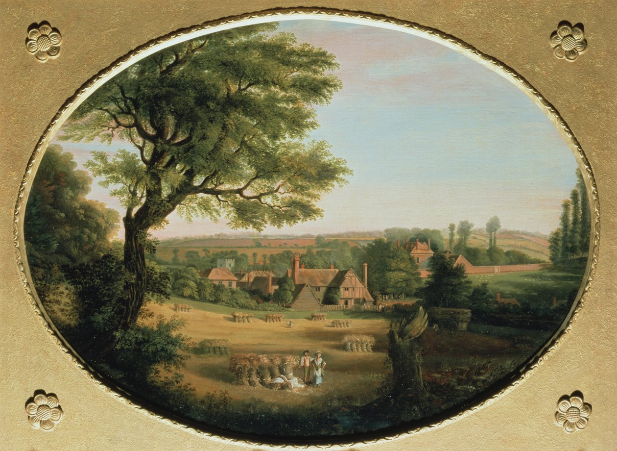 Chalé Miltons (óleo) de English School