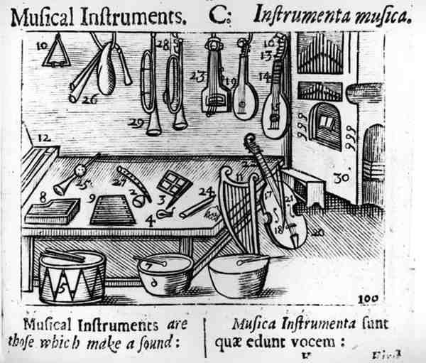 Instrumentos musicais de English School