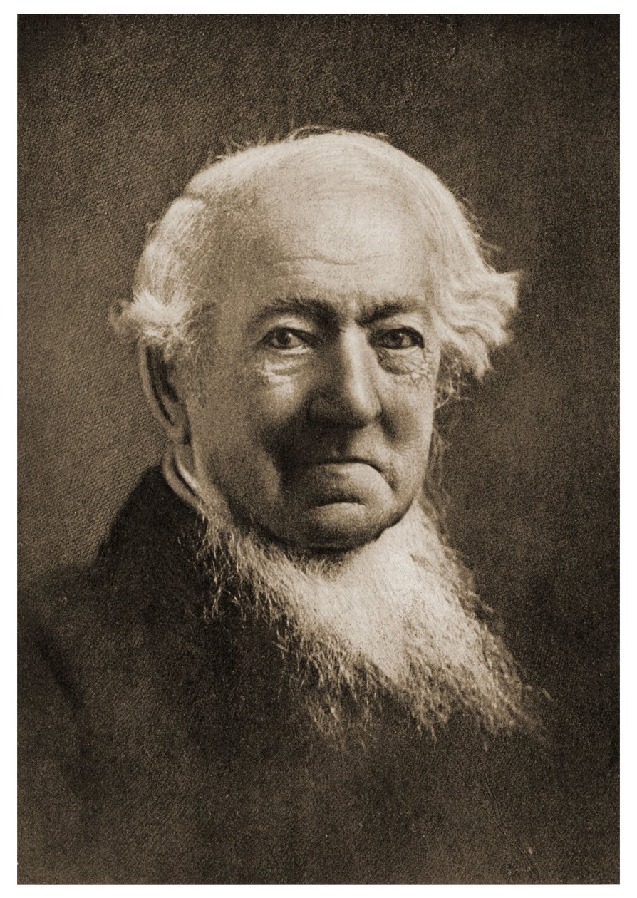 Retrato de Canon George Rawlinson, (1812 - 1902). de English School