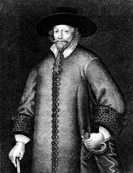 Retrato de John Holles, primeiro Conde de Clare (c.1564-1637) gravado por R. Clamp (fl. 1789-1798) de English School