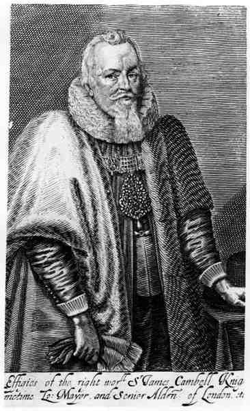 Retrato de Sir James Cambell (1570-1642) de English School