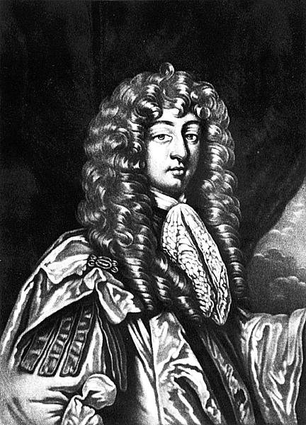 Retrato de Sir John Chicheley (d.1691) gravado por Richard Earlom (1743-1822) e Charles Turner (c.1773-1857) de Personagens Ilustres da História Britânica (mezzotint) de English School