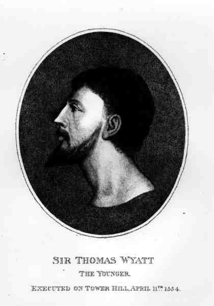 Retrato de Sir Thomas Wyatt, o Jovem (c.1521-54) de English School