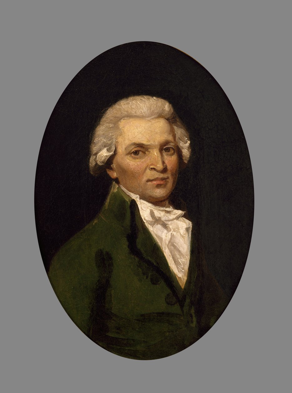 Retrato de um homem do século XVIII de English School