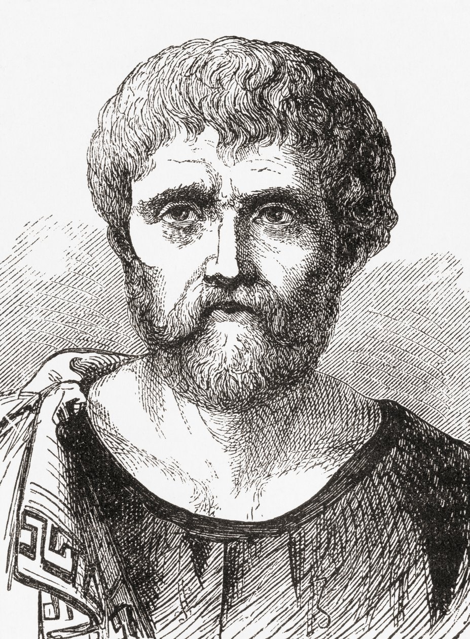 Seneca, o Jovem, de Ward e Locks, História Ilustrada do Mundo, pub. c.1882 de English School