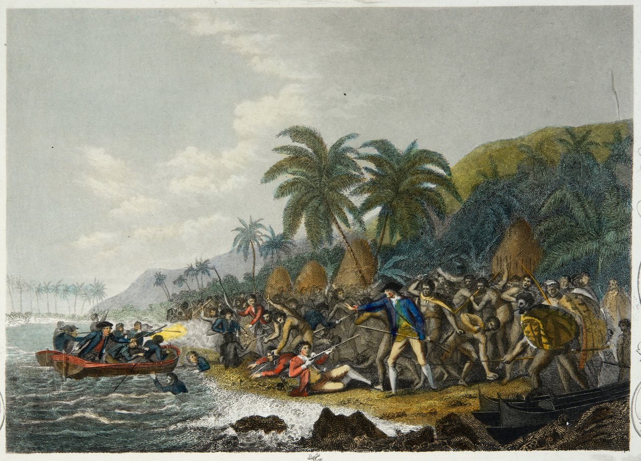 A morte do capitão Cook de English School