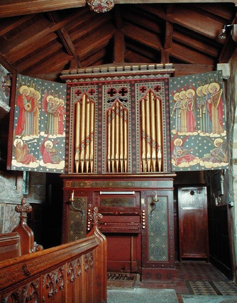 O órgão de All Saints Church, Theddingworth de English School