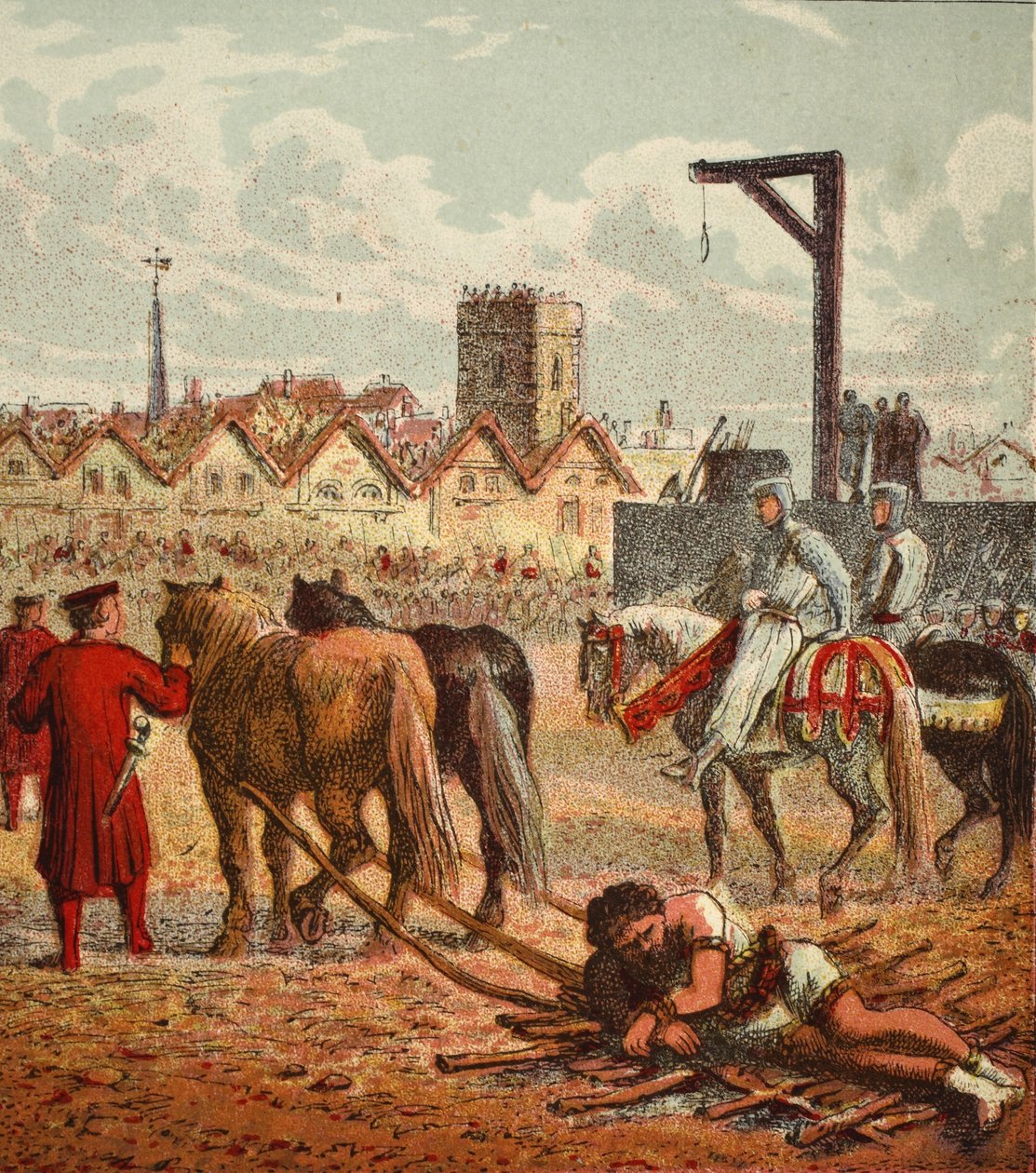 Wallace Executado, pub. 1890 de English School