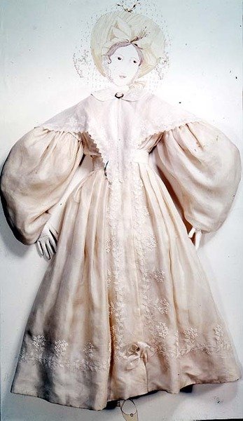Vestido de casamento, 1830 de English School