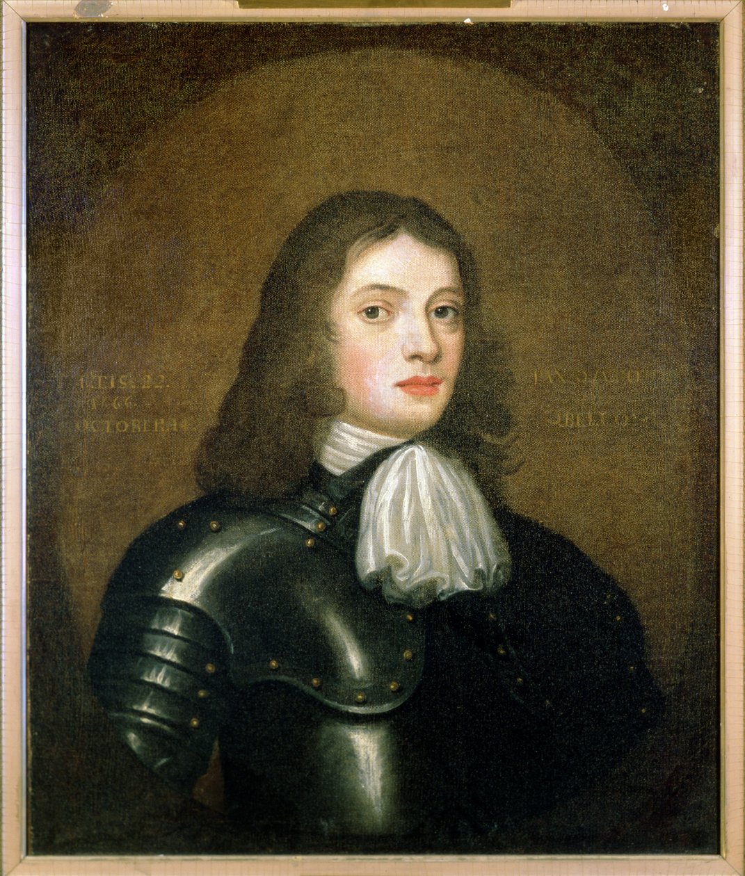 William Penn (1644-1718) em Armor, 22 anos, 1666 de English School