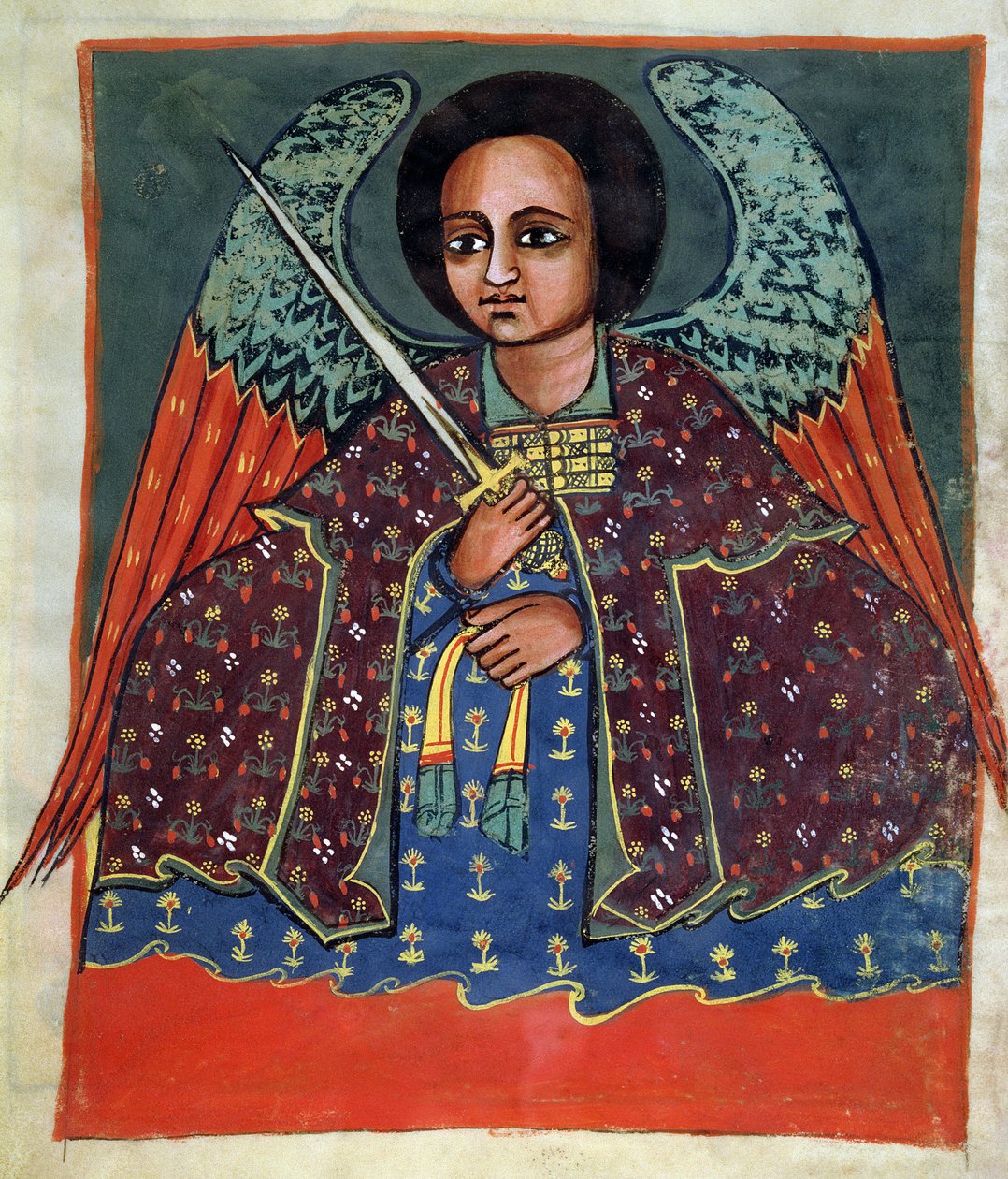 W.953 fol.4v O Arcanjo Miguel de Ethiopian School