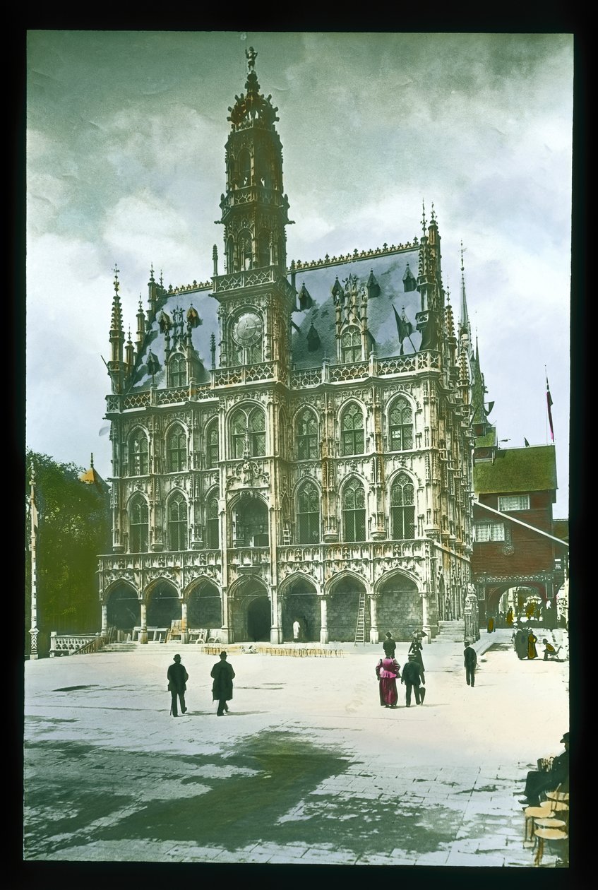 Exposição de Paris: Pavilhão Belga, 1900 (lanterna) de French Photographer