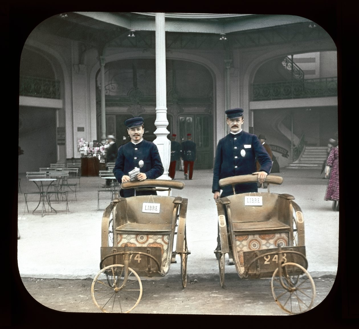 Exposição de Paris: Química e Máquinas, 1900 (lanterna) de French Photographer