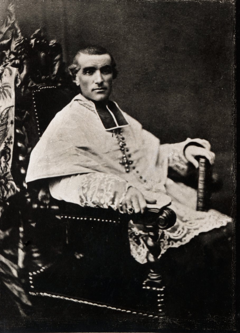 Retrato de Adolphe Perraud (1828-1906), Cardeal e acadêmico francês. de French Photographer