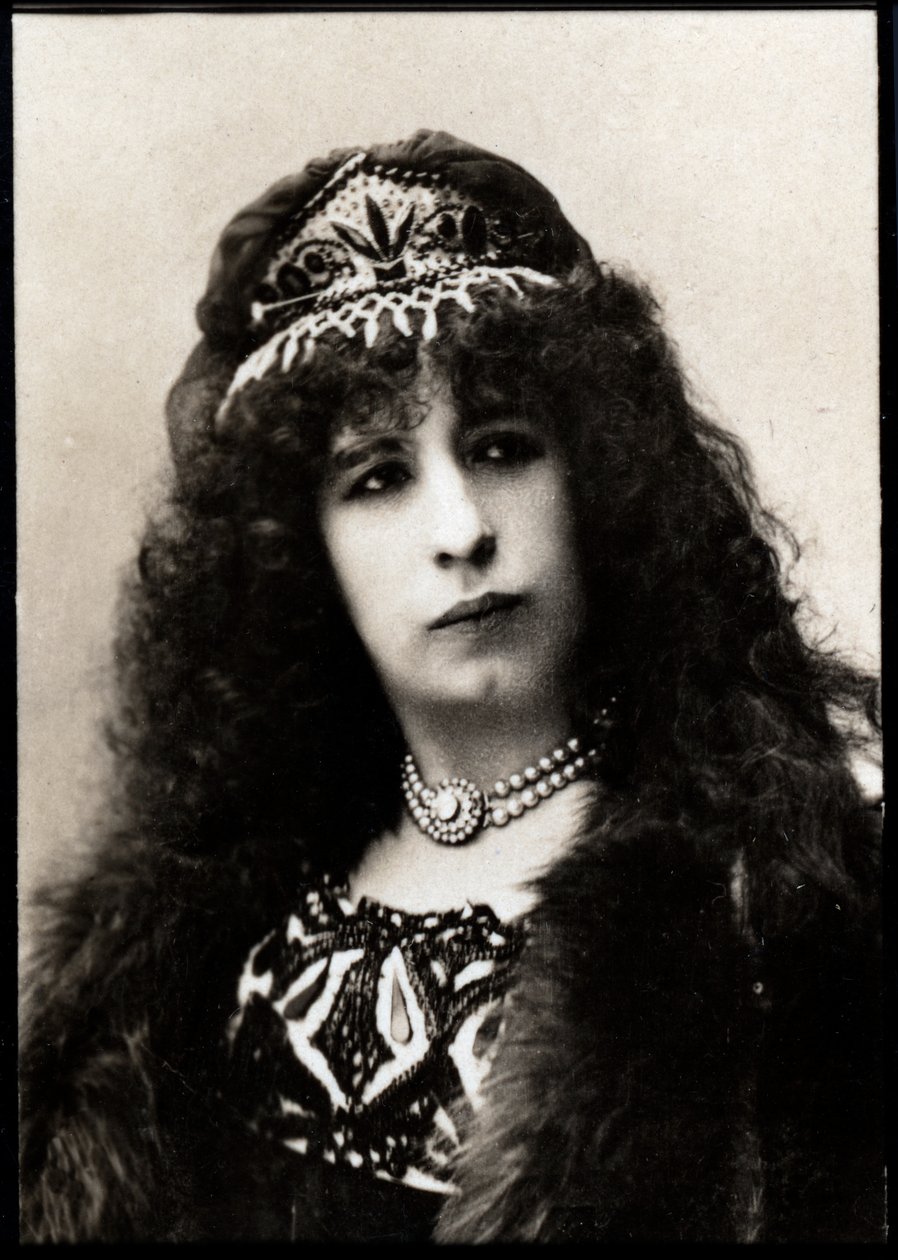 Retrato de Aimee Tessandier (1851-1923), atriz francesa. de French Photographer