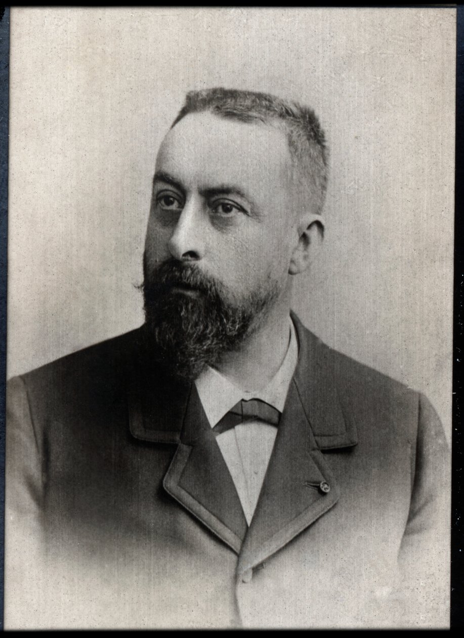 Retrato de Alfred Rambaud (1842-1905), historiador francês. de French Photographer