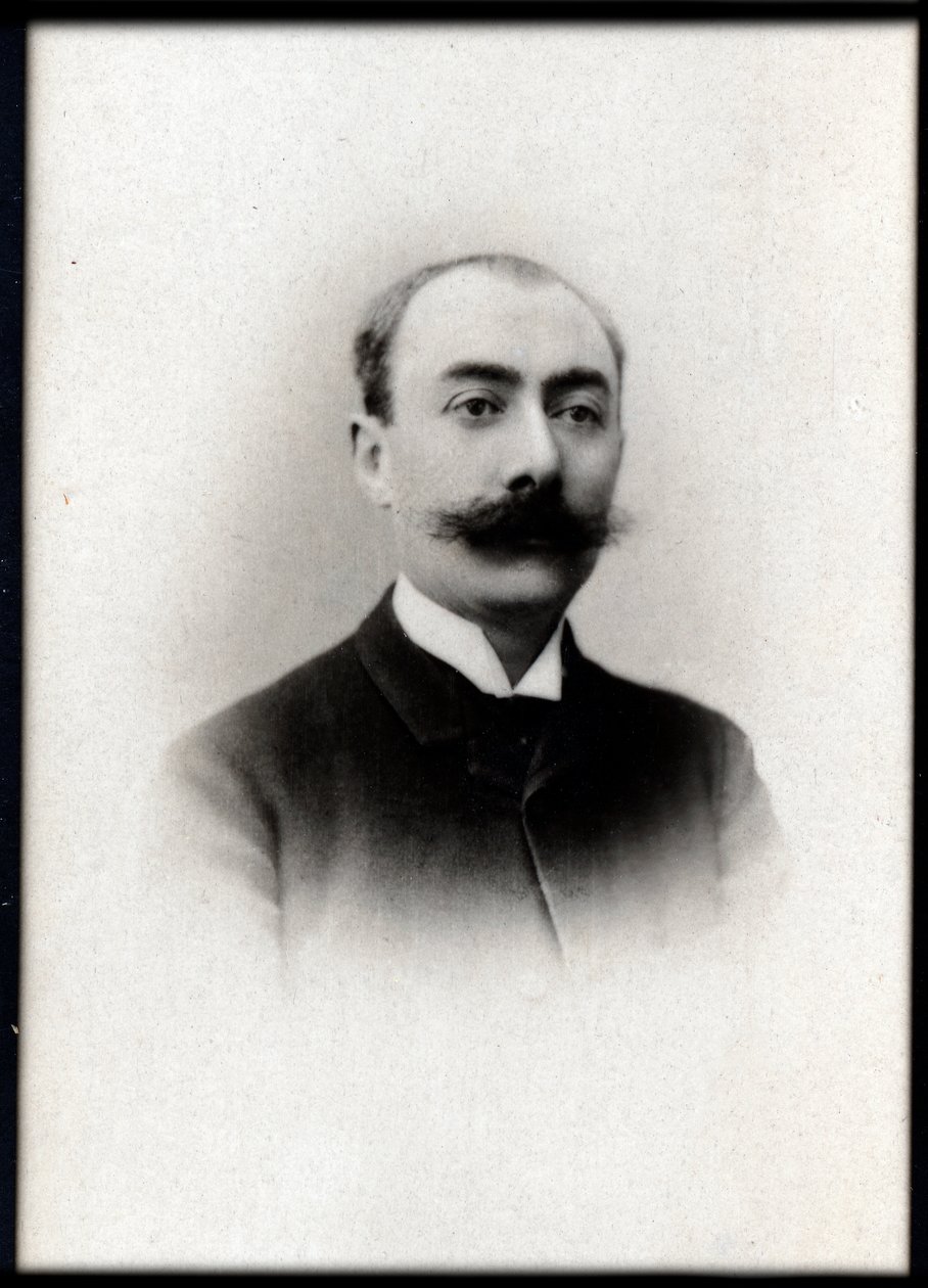Retrato de Andre Messager (1853-1919), compositor francês. de French Photographer