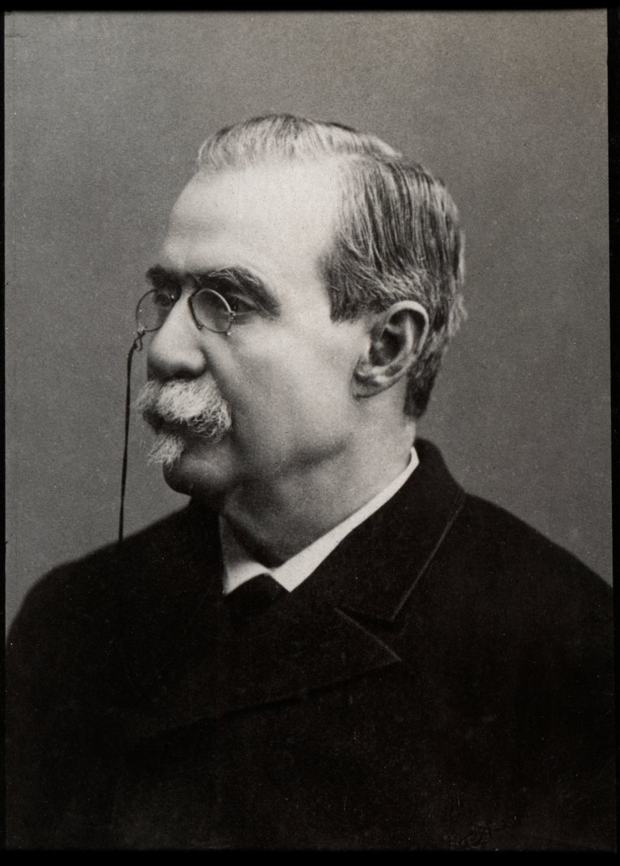 Retrato de Antonio Canovas del Castillo (1828-1897), político e historiador espanhol. de French Photographer
