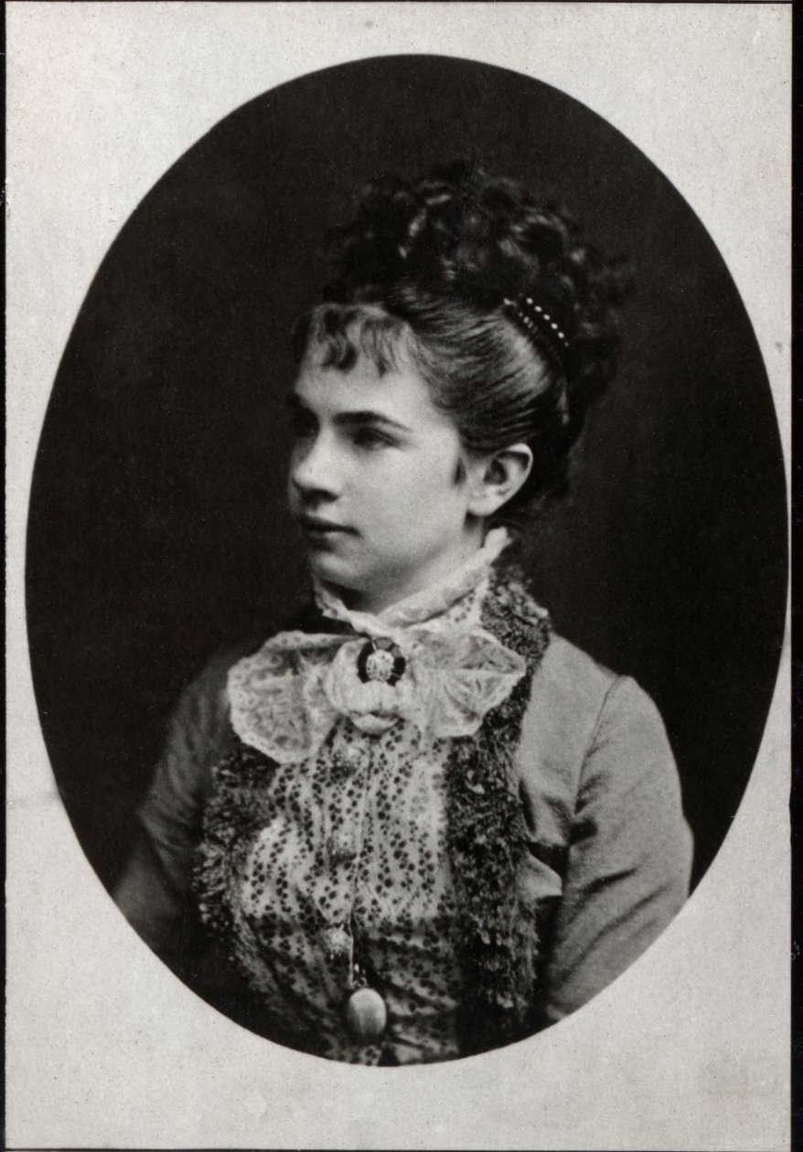 Retrato da arquiduquesa Gisela da Áustria (1856-1932). de French Photographer