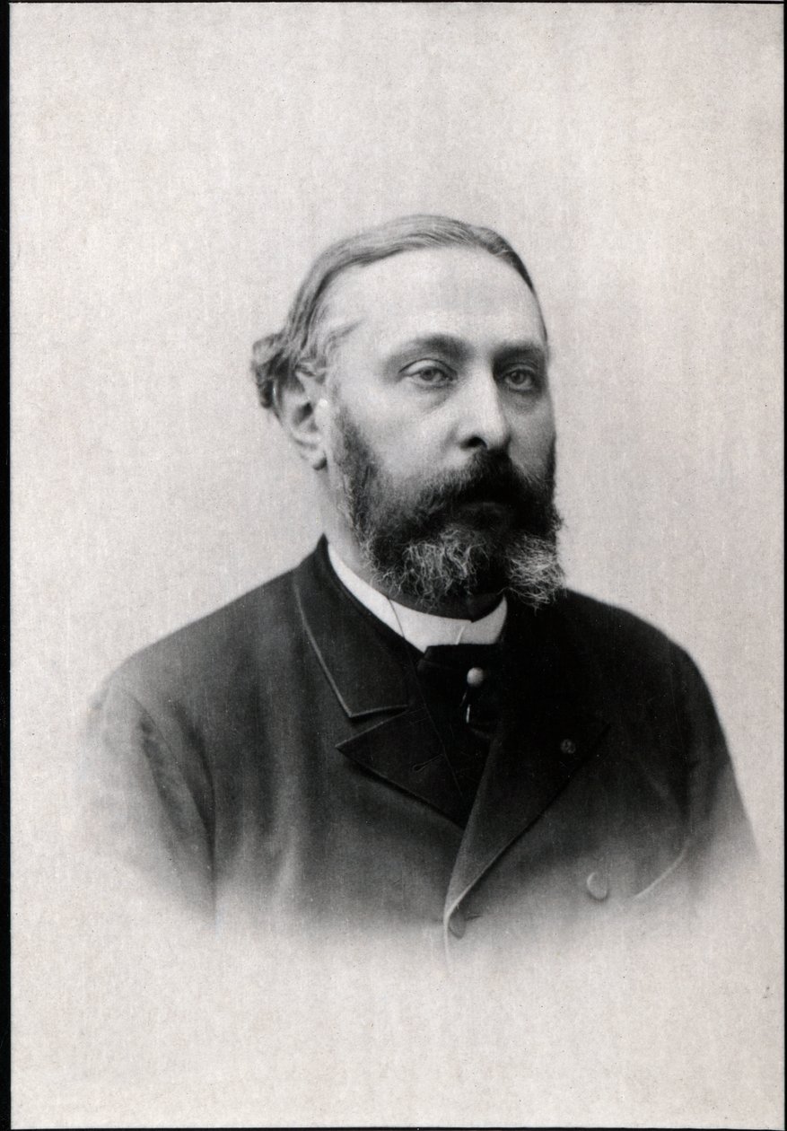 Retrato de Armand Sully Prudhomme (1839-1907), poeta e ensaísta francês. de French Photographer