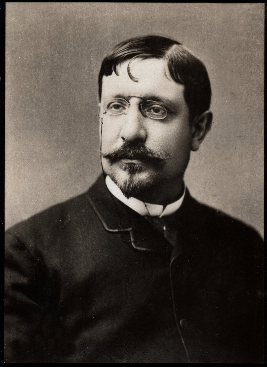 Retrato de Benjamin Constant (1845-1902), pintor e etcher francês. de French Photographer