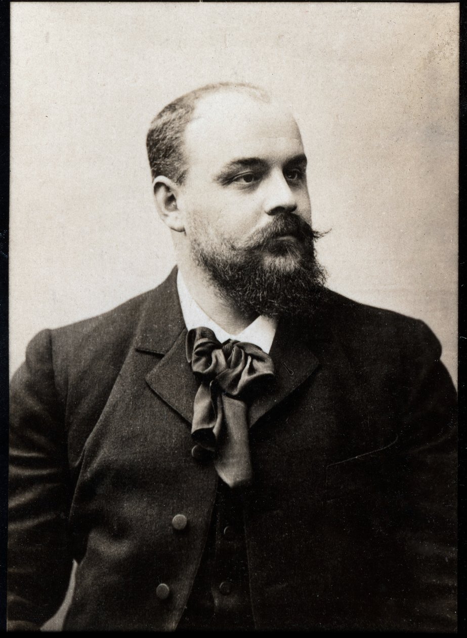 Retrato de Charles Causse (1862-1905), escritor francês. de French Photographer