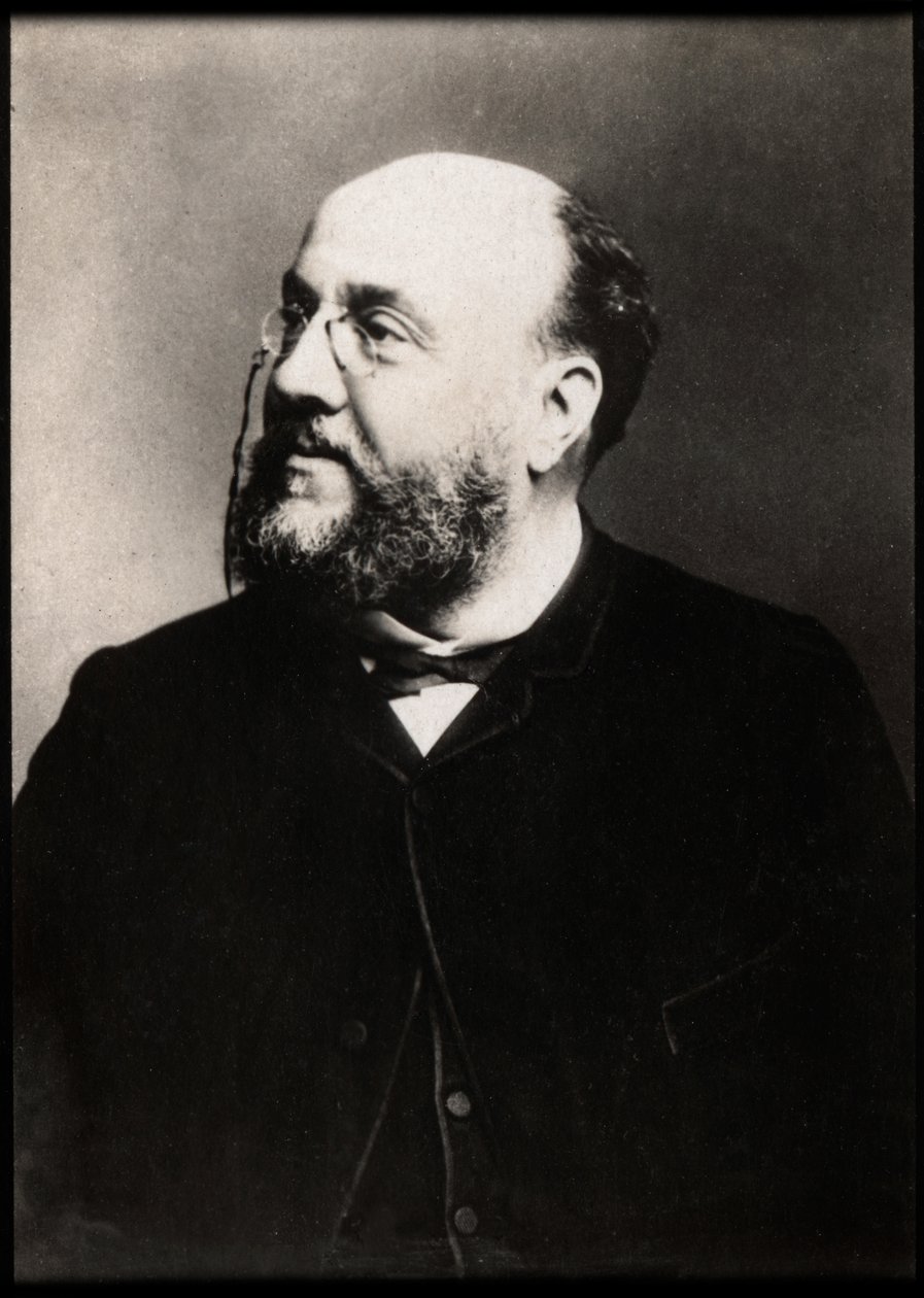 Retrato de Charles Lamoureux (1834-1899), maestro e violinista francês. de French Photographer