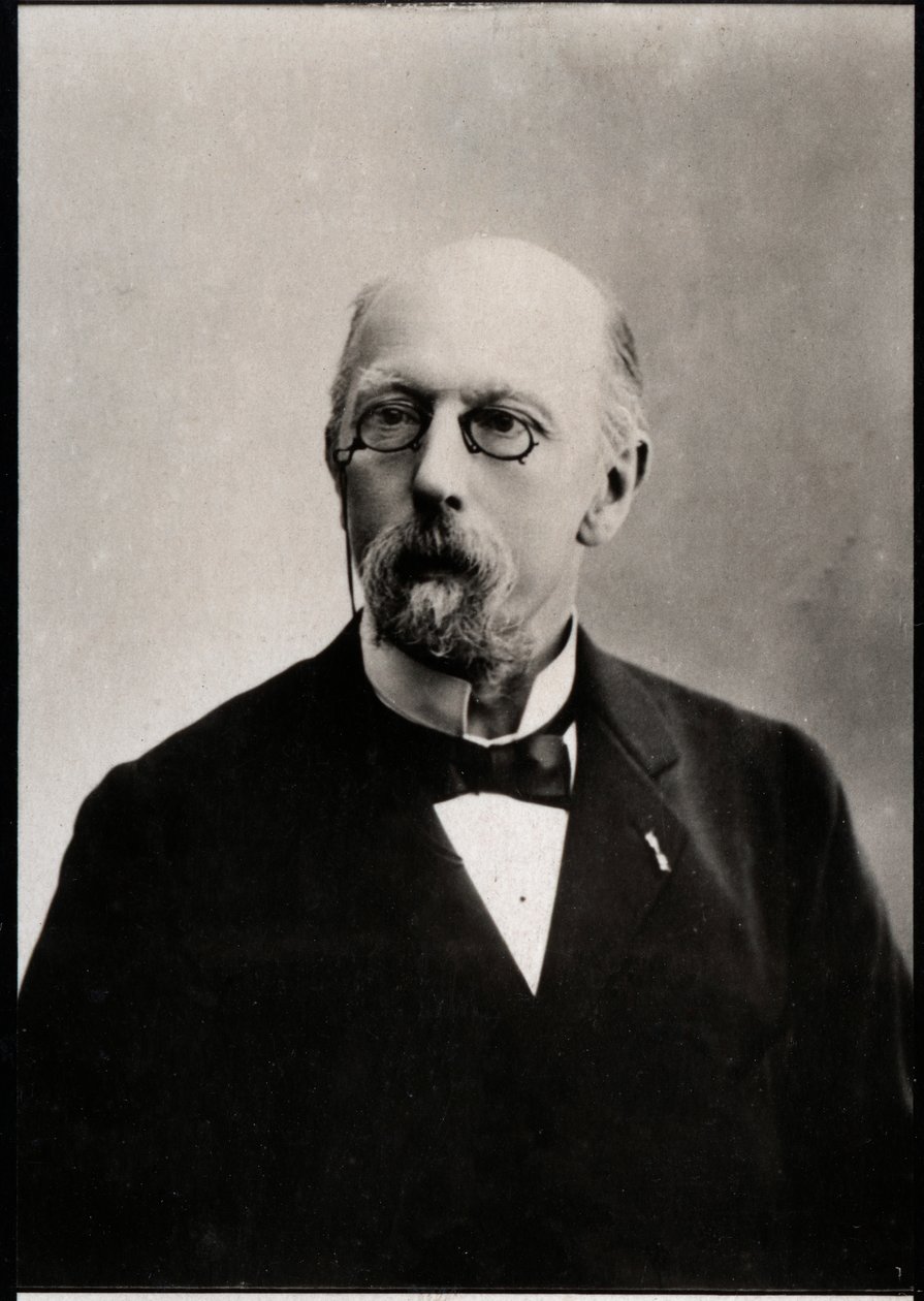Retrato de Edmond Bertrand (nascido em 1842), juiz francês. de French Photographer