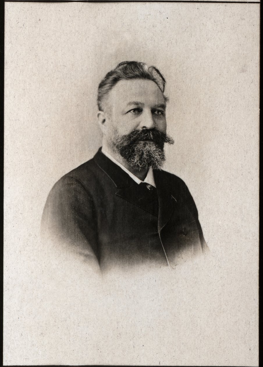 Retrato de Edouard Colonne (1838-1910), maestro e violinista francês. de French Photographer