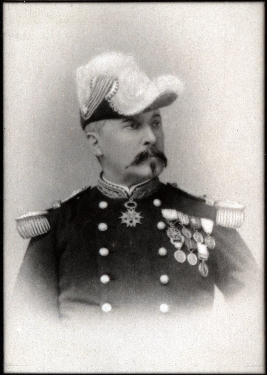 Retrato de Edouard Ferdinand Jamont (1831-1918), general francês. de French Photographer