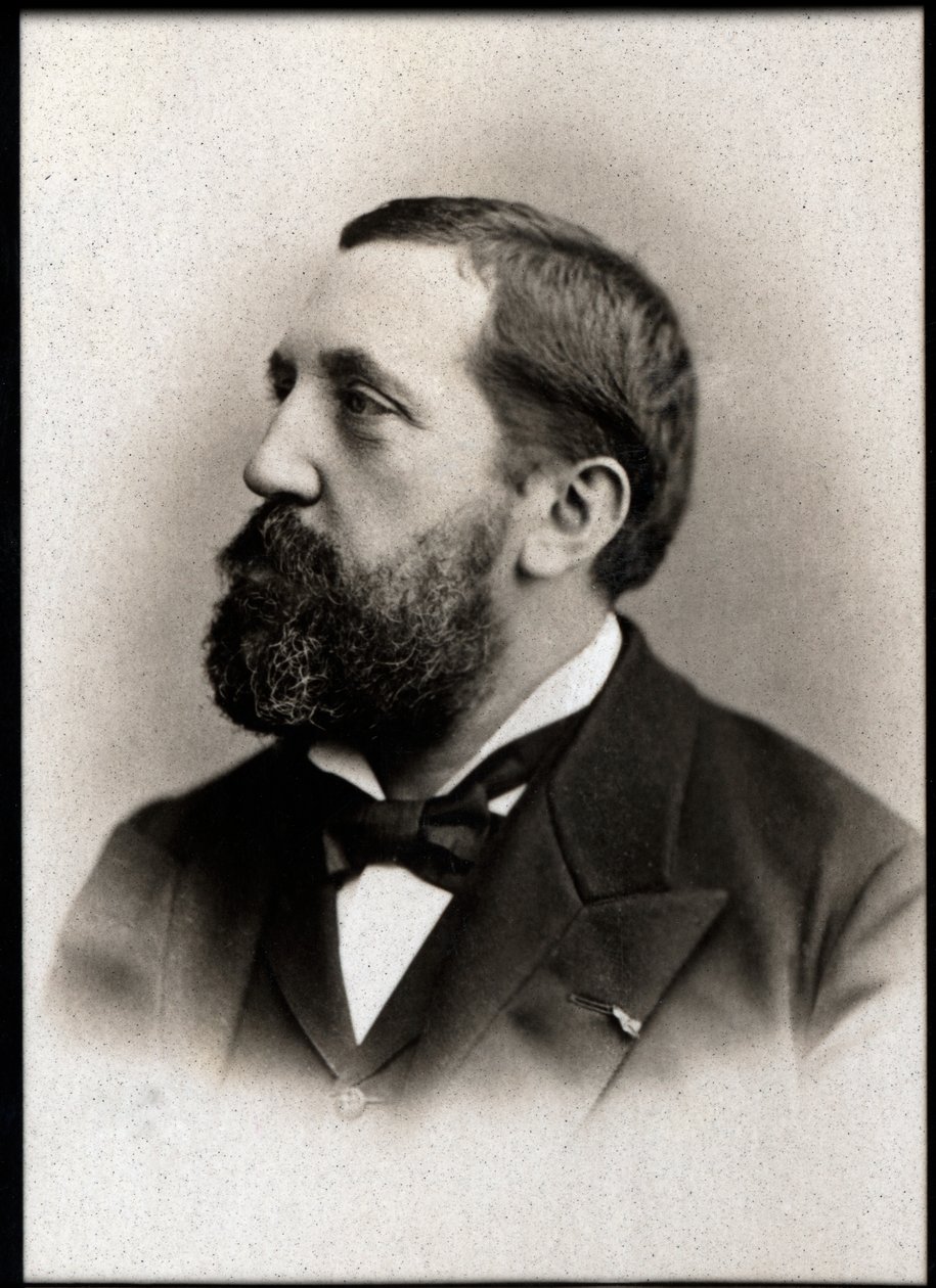 Retrato de Emile Pessard (1843-1917), compositor francês. de French Photographer