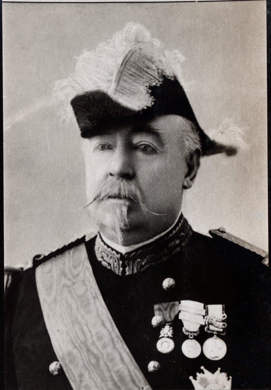 Retrato de Felix Gustave Saussier (1828-1905), general francês. de French Photographer