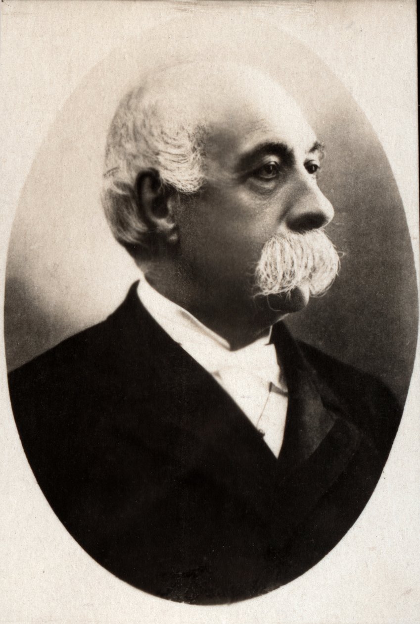 Retrato de Francesco Crispi (1819-1901), político italiano. de French Photographer