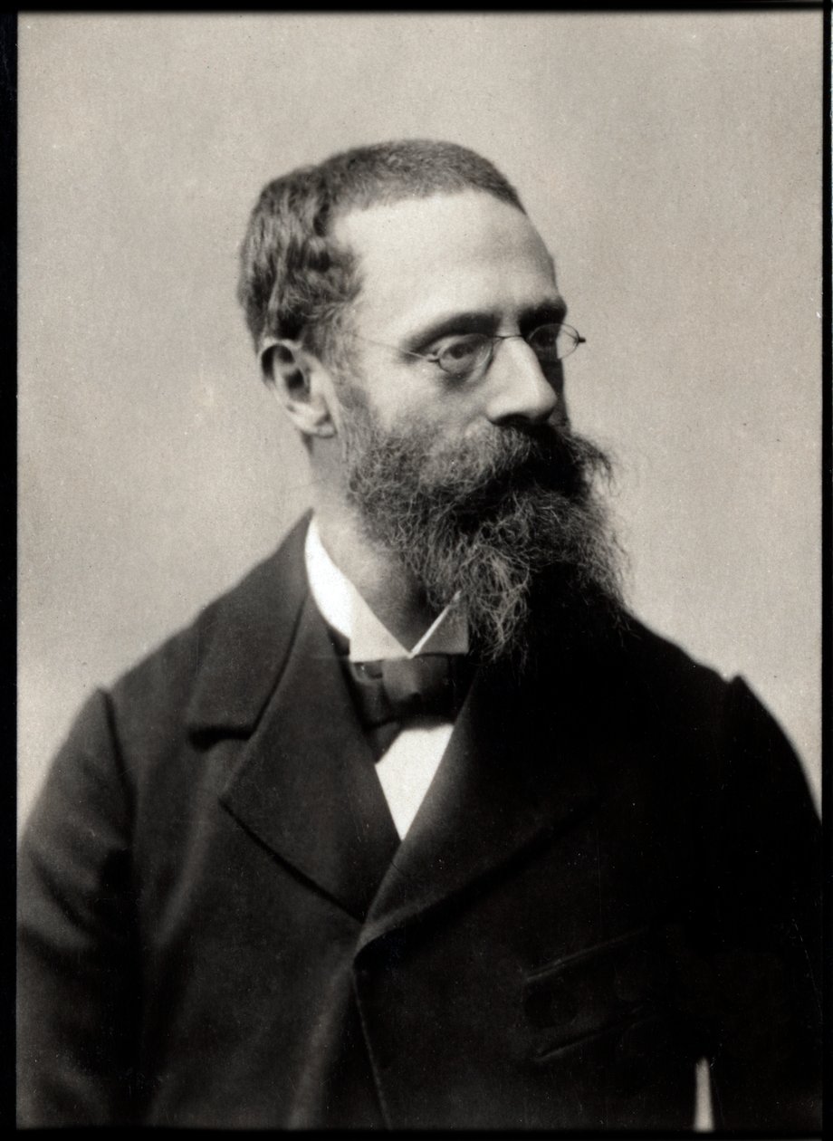 Retrato de Francis Tattegrain (1852-1915), pintor francês. de French Photographer