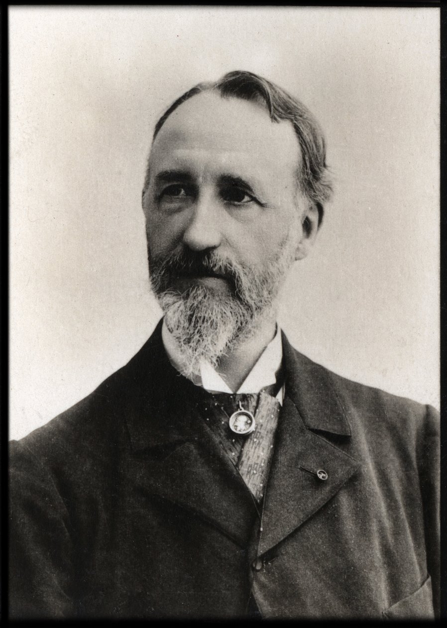 Retrato de Francois Clement Theodore Dubois (1837-1924), compositor francês, organista e professor de música. de French Photographer