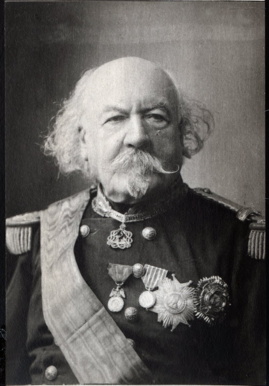 Retrato de François Marcelino Certo de Canrobert (1809-1895), marechal da França. de French Photographer