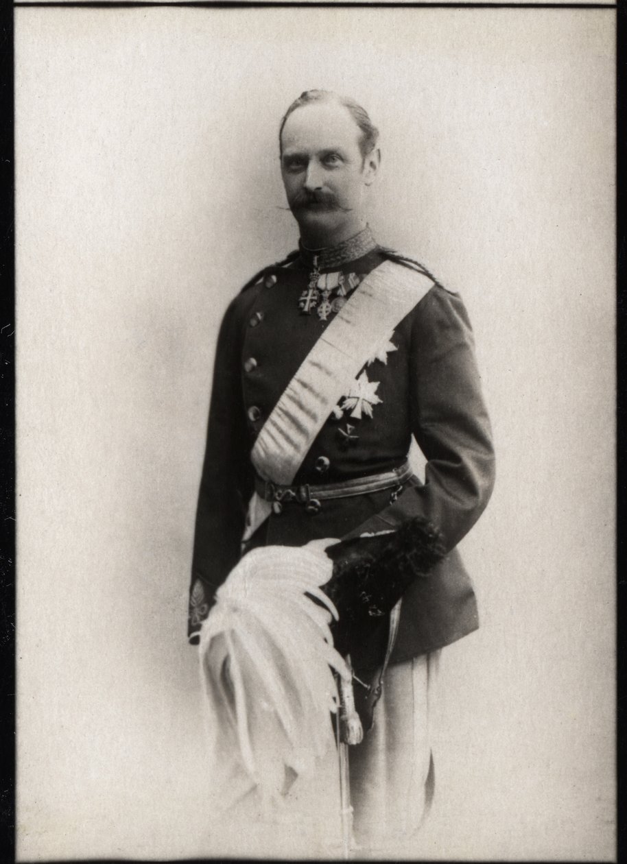 Retrato de Frederico VIII da Dinamarca (1843-1912), rei da Dinamarca. de French Photographer