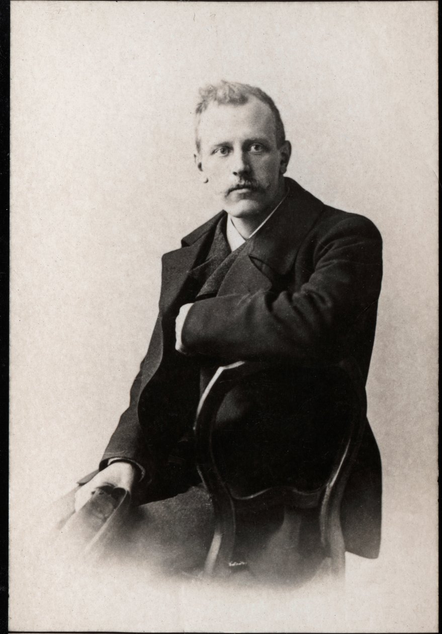 Retrato de Fridtjof Nansen (1861-1930) em 1897 de French Photographer