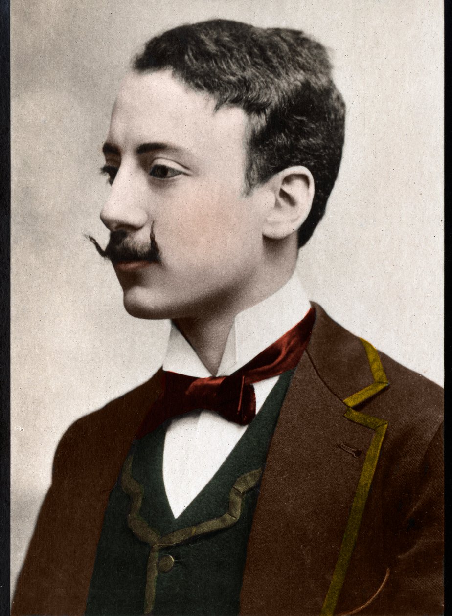 Retrato de Gabriele dAnnunzio (1863-1938), escritor italiano. de French Photographer