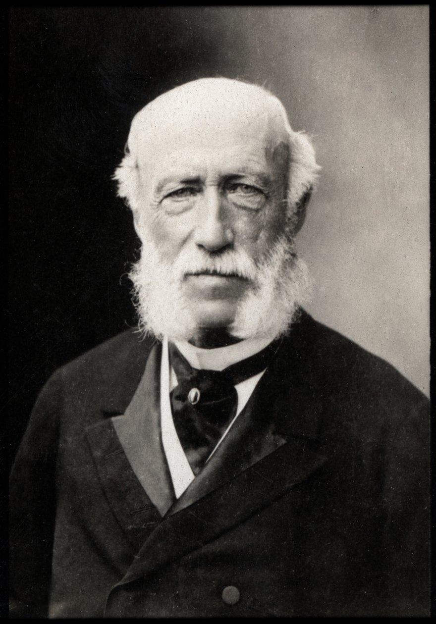 Retrato de Georg Herbert zu Munster (1820-1902), estadista alemão. de French Photographer
