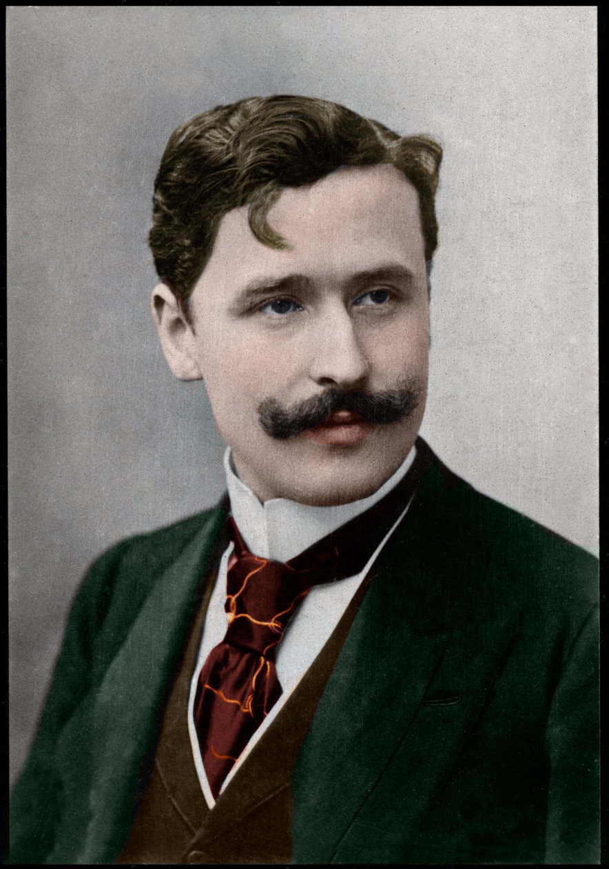 Retrato de Georges Feydeau (1862-1921) dramaturgo francês. de French Photographer