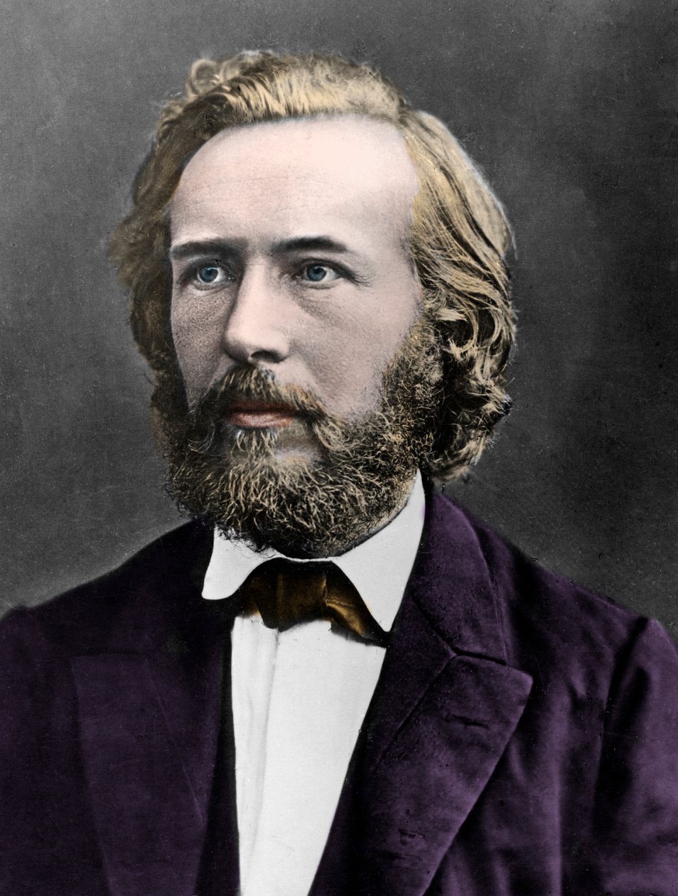 Retrato do naturalista e do filósofo alemães Ernst Heinrich Haeckel (1834-1919). de French Photographer