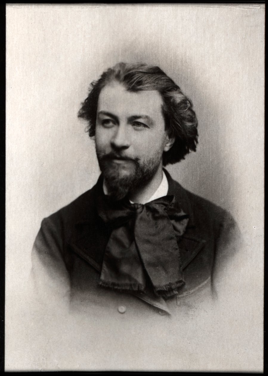Retrato de Gustave Charpentier (1860-1956), compositor francês. de French Photographer