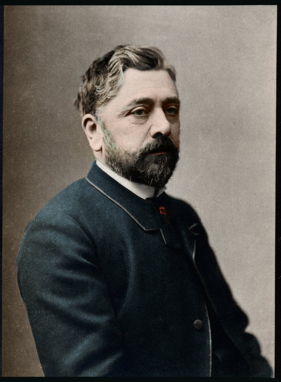 Retrato de Gustave Eiffel (1832-1923), engenheiro francês. de French Photographer